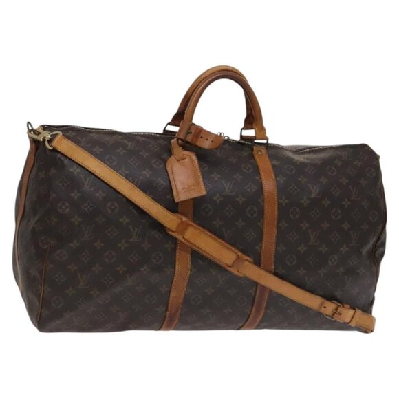 LOUIS VUITTON Monogram Keepall Bandouliere 60 Boston Bag - Picture 1 of 16